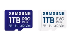 Las tarjetas microSD PRO Plus y EVO Plus de Samsung ya están disponibles con una capacidad de 1 TB. (Fuente de la imagen: Samsung)