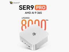 Beelink sobreacelera el Ryzen AI 9 365 de 54 W a 65 W en el SER9 Pro. (Fuente de la imagen: Beelink)