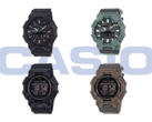 Los modelos Casio filtrados incluyen 2 relojes totalmente negros, el GA-010-1A1 y el GD-010-1A1. (Fuente de la imagen: Great G-Shock World - Editado)