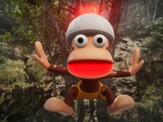 Metal Gear Solid Delta: Snake Eater Modo Ape Escape (Fuente de la imagen: Sony PlayStation)