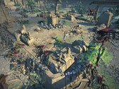 Una imagen que muestra una batalla en Age of Wonders: Planetfall.