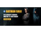 La imagen de portada de la venta de Warner Bros. y DC Batman en Steam con Bruce Wayne y Batman (Fuente de la imagen: Steam)