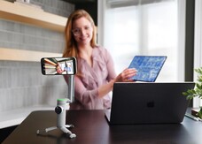 La compatibilidad con aplicaciones de videoconferencia hace que el atractivo de la Flow Pro vaya más allá de la creación de contenidos (Fuente de la imagen: Insta360)