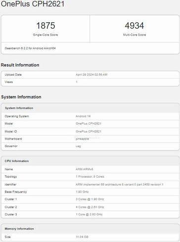 El "Nord 4" aparece en Geekbench...