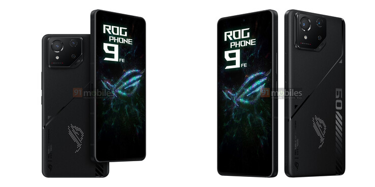 ROG Phone 9 FE renders filtrados (Fuente de la imagen: 91mobiles)