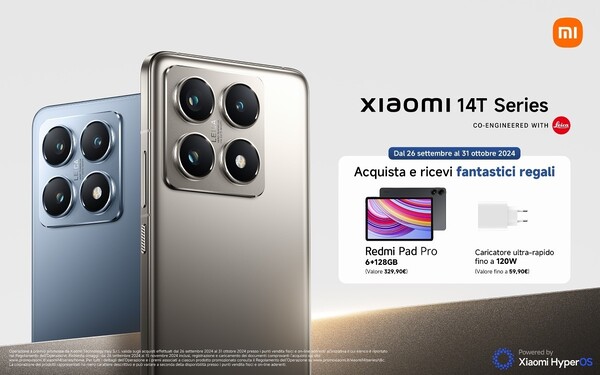 La serie Xiaomi 14T recibirá suculentos regalos de lanzamiento según Amazon Italia. (Fuente de la imagen: Amazon Italia vía GSMArena)