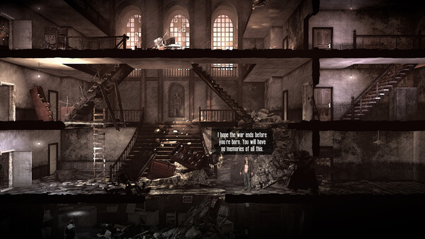 Gráficamente es menos impresionante, pero sigue siendo un port de consola en toda regla. This War of Mine es una experiencia aleccionadora (Fuente: Steam)