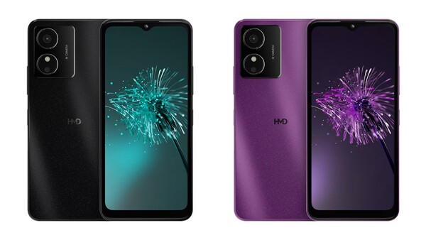 El HMD Aura está disponible en negro sombra y morado eléctrico. (Fuente de la imagen: HMD)