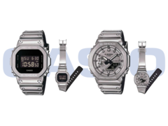 Los diseños filtrados del Casio GM-2100YM-8A y del GM-5600YM-8. (Fuente de la imagen: Great G-Shock World)