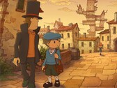 Imagen promocional oficial de «El profesor Layton y el nuevo mundo del vapor».