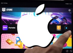 Un YouTuber ha instalado Fortnite en un iPad fuera de la UE, a pesar de los esfuerzos de Apple&#039;s. (Fuente de la imagen: Saunders Tech on X / Apple - editado)