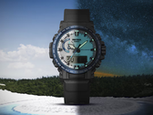 Una imagen estilizada de la Casio Pro Trek PRW-61D-2.