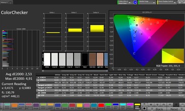 Precisión del color CalMAN