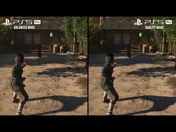 Sombras de Assassin's Creed Comparación entre el modo Blanced Pro de PS5 y el modo de calidad (Fuente de la imagen: captura de pantalla, YouTube de Digital Foundry)