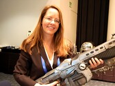 La productora ejecutiva de Gears of War, Laura Fryer, en la GDC 2008
