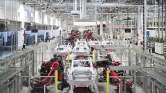 Tesla Giga Shanghai pausa la producción del Modelo Y para instalar mejoras (Fuente de la imagen: Tesla en Weibo)