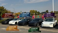 El Model 3 LR supera con creces su autonomía oficial (Fuente de la imagen: OutofSpec/YT)