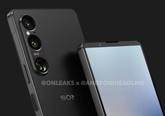 El Xperia 1 VI podría estar a menos de un mes de ser anunciado. (Fuente de la imagen: @OnLeaks &amp;amp; Android Headlines)