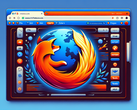 Interfaz de Mozilla Firefox (Fuente de la imagen: generada con DALL-E 3)