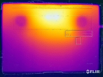 Prueba de resistencia a las temperaturas de la superficie (parte inferior)