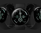 Se rumorea que la serie Pixel Watch 3 estará disponible en colores negro, avellana, plateado y rosa. (Fuente de la imagen: OnLeaks)