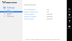 UEFI del Minisforo MS-A1