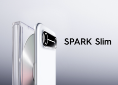 El Tecno Spark Slim (en la imagen) viene con dos cámaras de 50MP. (Fuente de la imagen: Tecno)