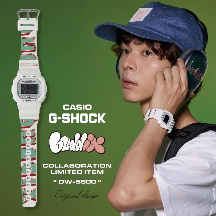 Reloj Buddix × Casio G-Shock DW-5600 en Japón. (Fuente de la imagen: buddix)