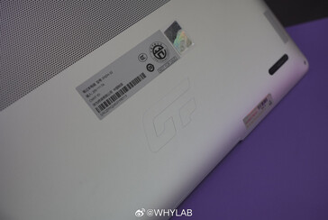 Logotipo GT en la placa inferior (Fuente de la imagen: WHYLAB en Weibo)