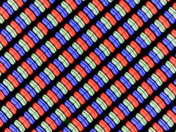 Matriz clásica de subpíxeles RGB