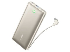 El Anker Nano Power Bank 20K con cable USB-C incorporado tiene un factor de forma más delgado que su hermano de 10.000 mAh. (Fuente de la imagen: Anker/Amazon vía Reddit) 