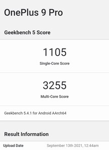 Snapdragon 888 en el OnePlus 9 Pro.