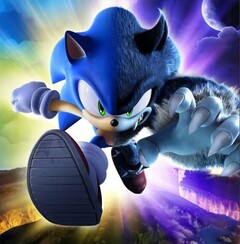 Sonic Unleashed, en el que los jugadores toman el control del Sonic titular mientras se transforma en un &quot;werehog&quot; (en la imagen), ha sido portado al PC. (Fuente de la imagen: carátula de Sonic Unleashed)