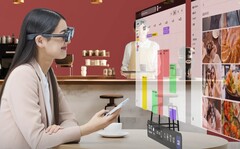 NTT QONOQ Devices presenta las gafas XR inalámbricas Mirza para smartphones. (Fuente de la imagen: NTT QONOQ)