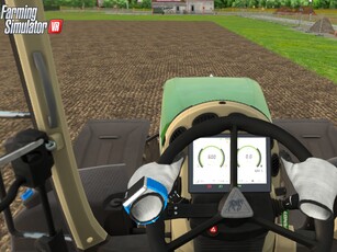 Interior del tractor de Farming Simulator VR (Fuente de la imagen: Giants Software)