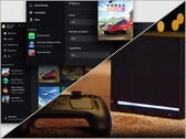 Aplicación Xbox en Windows (arriba) y Steam Machine (abajo).