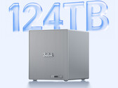 El NAS Wildcat Lake incorpora almacenamiento UFS 3.1 soldado. En la imagen: una fotografía promocional del ME Pro 304 en la que se destaca la capacidad total de almacenamiento.