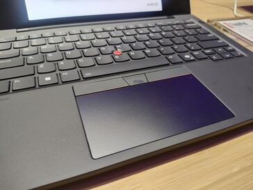 Lenovo ThinkPad T14s Gen 6 AMD: Touchpad (fuente de la imagen: Benjamin Herzig)