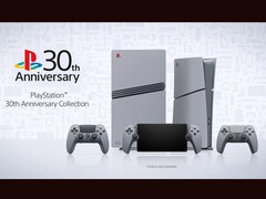 La estrictamente limitada Edición 30 Aniversario de la PS5 Pro se agotó en muy poco tiempo y ahora está siendo ofrecida por revendedores a precios escandalosamente altos. (Fuente de la imagen: PlayStation)