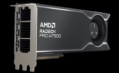 La Radeon PRO W7900 es una potente tarjeta gráfica para creadores. (Fuente de la imagen: AMD)