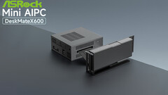 El mini PC DeskMate X600 de ASRock le permite conectar una eGPU sin depender de OCuLink o USB 4 (Fuente de la imagen: JD.com [editado])