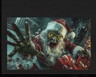 Los jugadores creen que es probable que el dedo extra del Papá Noel zombie esté generado por la IA (Fuente de la imagen: @RadicalNuffyEd/X)