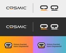 System76 presenta el logotipo de su Cosmic Desktop en diferentes variaciones (Imagen: System76).