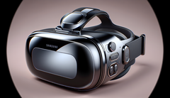 Una maqueta del &quot;casco de realidad virtual de Samsung&quot;. Fuente: Notebookcheck vía DALL-E 3 