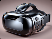 Una maqueta del "casco de realidad virtual de Samsung". Fuente: Notebookcheck vía DALL-E 3 