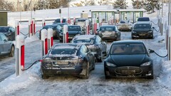 El Model Y RWD con células LFP ahora puede cargarse mucho más rápido en invierno (Fuente de la imagen: Geir Olsen/Motor)