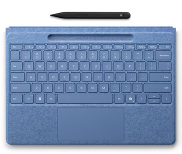 El teclado Surface Pro Flex de 450 dólares no viene con el Surface Slim Pen 2 opcional. (Fuente: Microsoft)