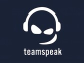 El logotipo de TeamSpeak.