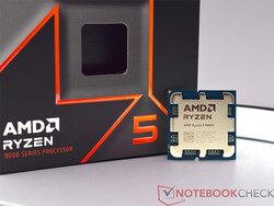 El AMD Ryzen 5 9600X revisado: muestra de prueba proporcionada por AMD Alemania.