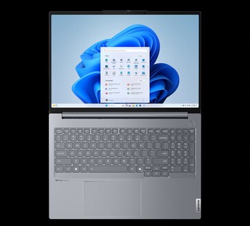 Pantalla y teclado del Lenovo ThinkBook 16 G7+ (fuente de la imagen: Lenovo)